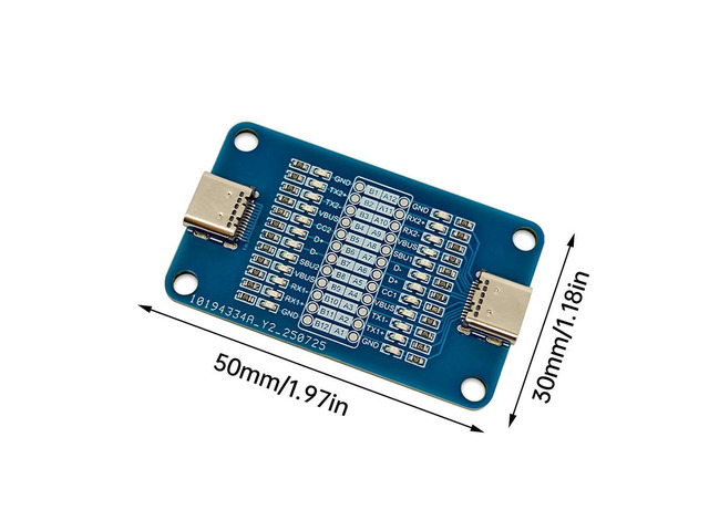 Dual Type-C Fast Charging Cable Inspection Board for Android Phone Cable Sequence Tester Electronic Kit