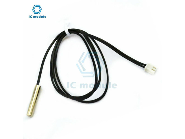 NTC 10K 1% 3950 Thermistor Temperature Sensor Probe Waterproof 1m Wire diy kit Temp Sensor Module