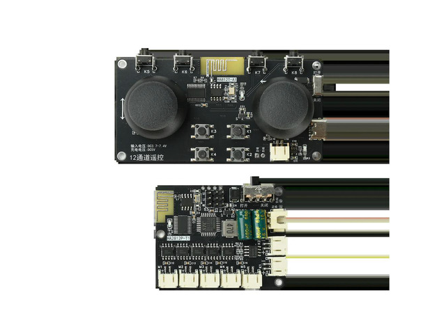 2.4G Remote Control Board DIY Kit Type C 5V Step-down for SG90 MG90S Servo Full Proportional Speed Control