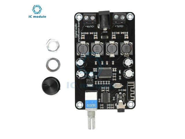 TPA3118D2 Stereo Digital Audio Power Amplifier Board XH-A415 DC12-24V High-Power Adjustable Audio Amplifier Board Amp Module