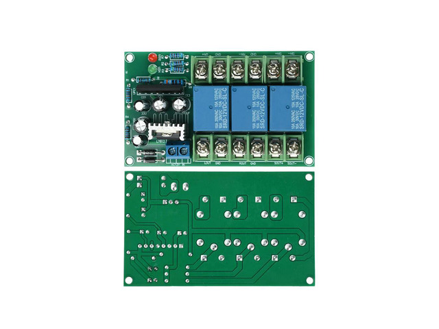 2.1 Channel High Power Speaker Protection Board for Audio Amp DIY Easy Installation Wide Voltage 12-18V for Home Theater Systems