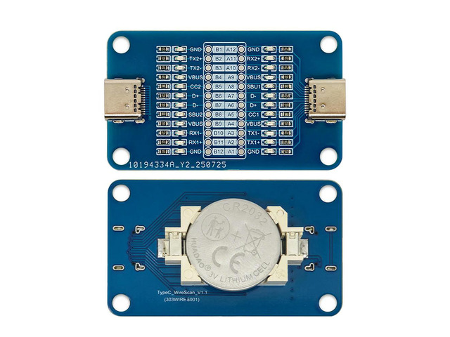 TYPE-C Fast Charging Cable Detection Module Type C to Type C Cable Detection Type-C Short Circuit On-Off Switching Test Board