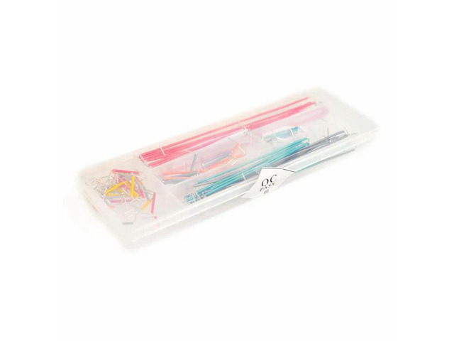 140 pieces of bread board cable for boxed bread board, dedicated jumper for bread board, dedicated connecting cable jumper