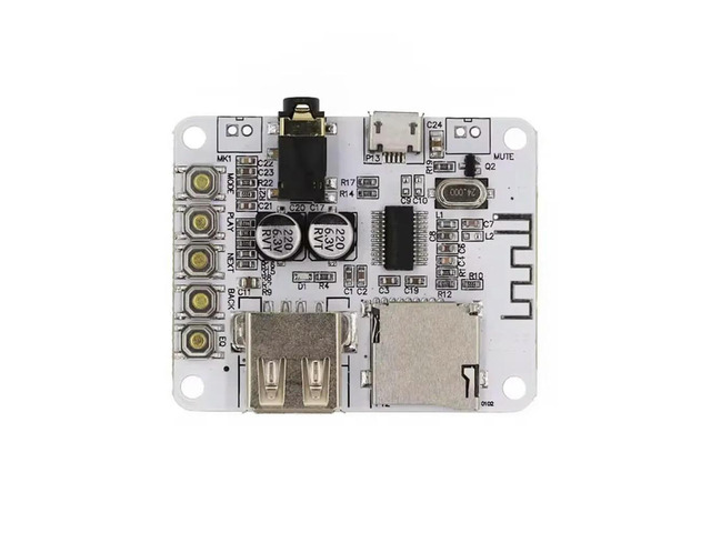 Bluetooth MP3 decoding module, audio receiving board, decoding and playback with USB TF card front-end output