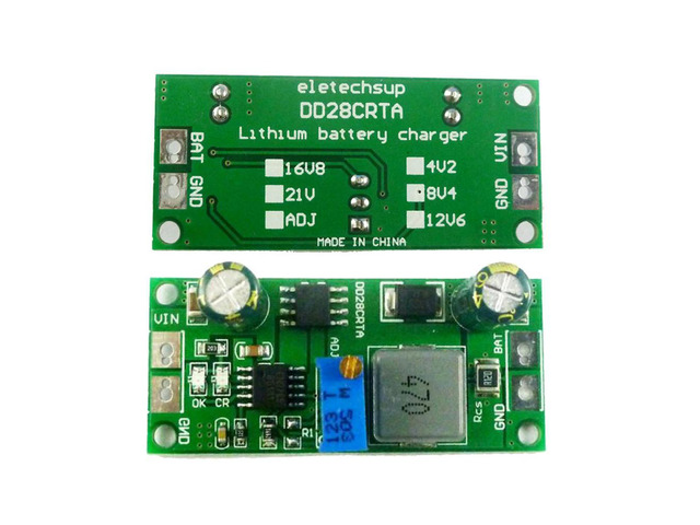 2-in-1 1A 3.7V 3.8V 7.4V 11.1V 14.8V 18.5V Lithium ion LiFePO4 Titanate Charger Charging Board DC-DC Buck Converter