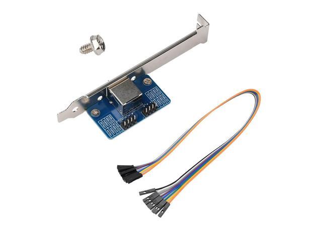 Computer Remote Control PCIE Adapter Board ATX Power Board with RJ45 Gigabit Ethernet for PiKVM Stable Low Latency