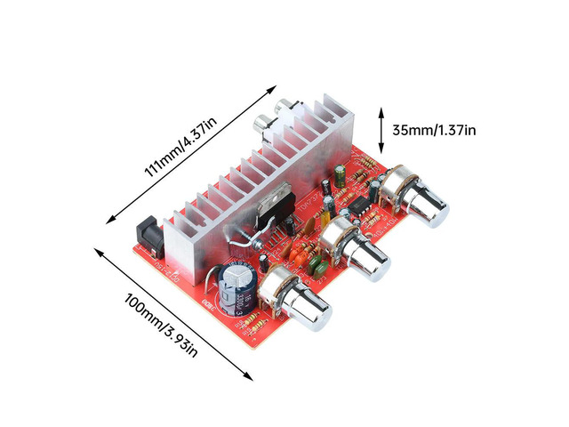 DC 12V 40Wx2 TDA7377 2.0 Dual Channel Digital Power Audio Stereo Amplifier Board Electronic Kit