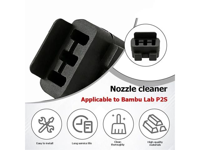 Nozzle Wiper for H2D/H2S Silicone Brush Hotend Nozzles Cleanning Tool for H2D/H2S Cleaner Parts 5Pcs