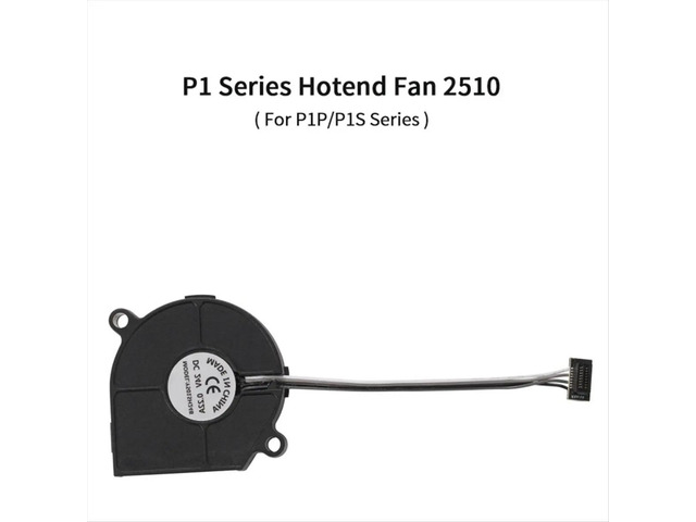 3D Printer Accessories 5015 Blower Cooling Fan for P1 Hotend with Cable Rapid Cooling Fans for P1P P1S