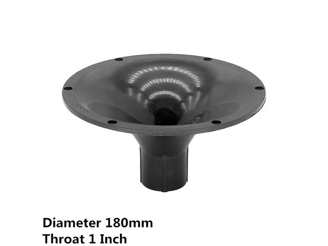 2PC Tweeter Speaker Horn 180mm Piezo Accessories DJ Public Address For Home Theater HiFi Car Professional Audio DJ Mixer