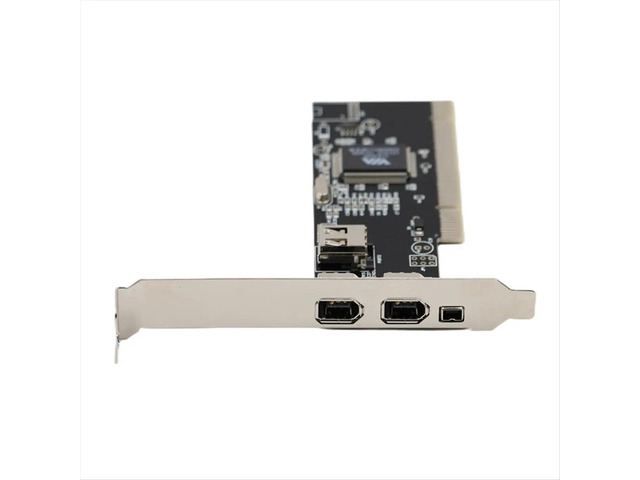PCI 1394 Card 4 Port Firewire Card Adapter Digital Camera HD DV Capture Card Driver-free VIA for Desktop PC