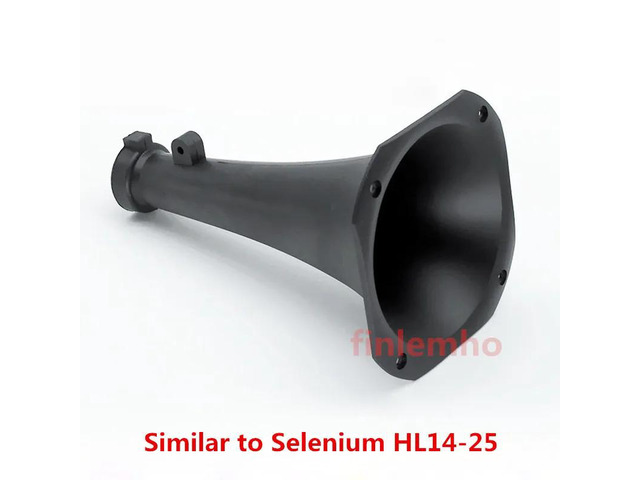 1PC Speaker Horn Tweeter Waveguide 1 Inch 45° x 45° HL14-25 Selenium Replacement For Home Theater Professional PA System