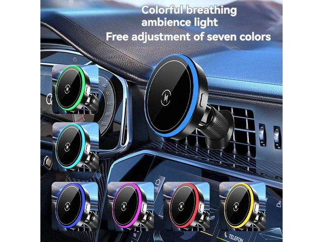 Magnetic Phone Holder For Car Vent 15W 2 In 1 Car For 15 14 13 12 Series Fast Charging