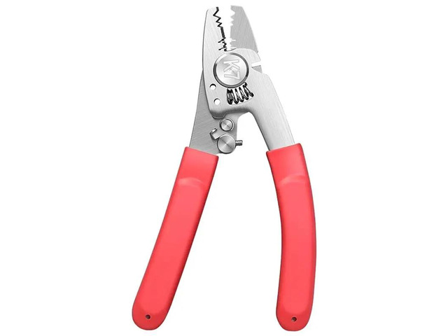 K7 Stainless Steel Fiber Stripper 7 In 1 Fiber Optic Stripping Tool FTTH Optical Fiber Aramid Cutter