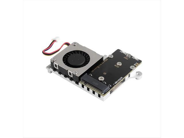 PCIe to M.2 Adapter Board for 5, with Cooling Fan, Compatible with 2242 / 2230 Size NVMe Protocol M.2 SSD