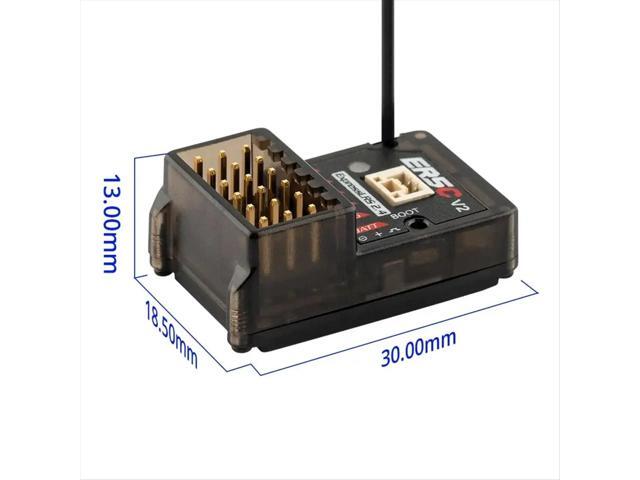 For ER5C V2 RX Receiver 5CH ELRS 2.4GHz PWM Receiver for RC FPV Car Boat Truck