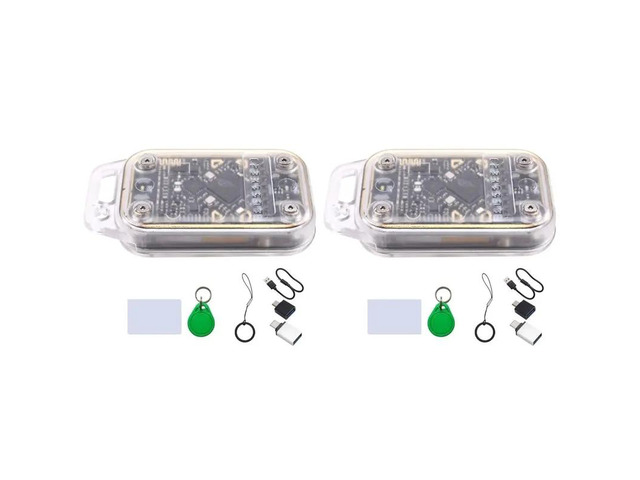 2X Chameleon V3.0 RFID Smart Chip Reader Emulator 125K 13.56M IC Card Tag Copyer+UID Keychain/CUID Card Read Writer