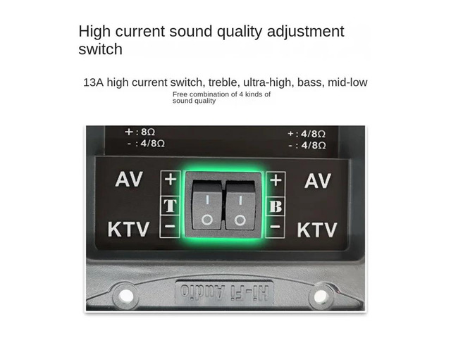 800W 2 Way Speaker Audio Frequency Divider Treble Bass 2 Unit Crossover Filters DIY HIFI Home Theater Durable Easy To Use