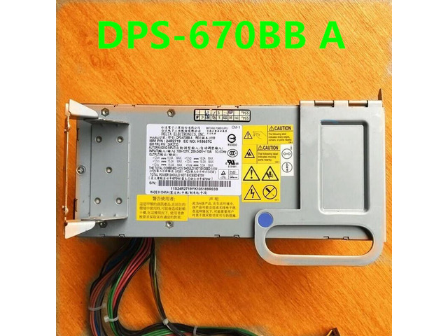 90% PSU For X3400 X3500 670W Power Supply DPS-670BB A 24R2719 24R2720 Work Like