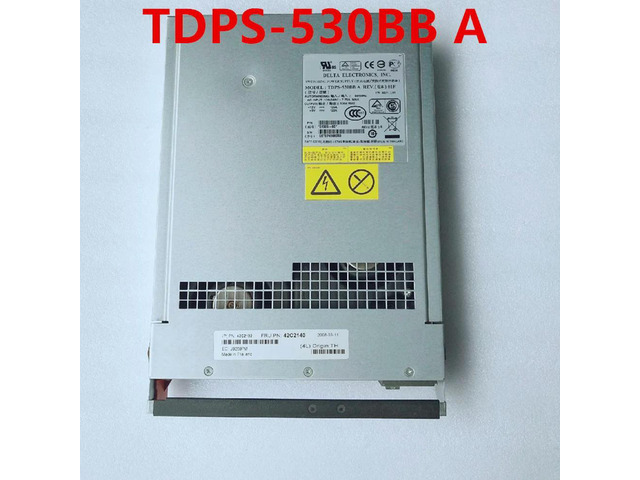 90%-95% PSU For DS3200 DS3300 DS3400 530W Power Supply TDPS-530BB A 42C2140 42C2141