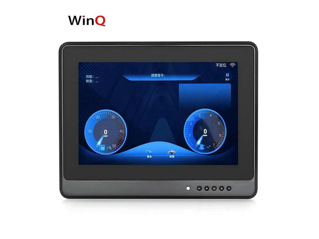 10.1' Industrial Vehicle Monitor, Shock & Vibration Resistant Capacitive Touch, for Marine Navigation, Engineering, Mining Truck
