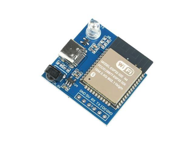 ESP32E-N4 IR Module Type-C Interface Web Network Configuration NEC Command UDP Transparent Transmission Board