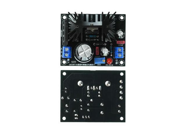 5A LM338T Linear Regulator Module AC 0 24V DC 0 35V Input 1 5V 30V Adjustable Output Voltage Stabilizer With LED Indicator