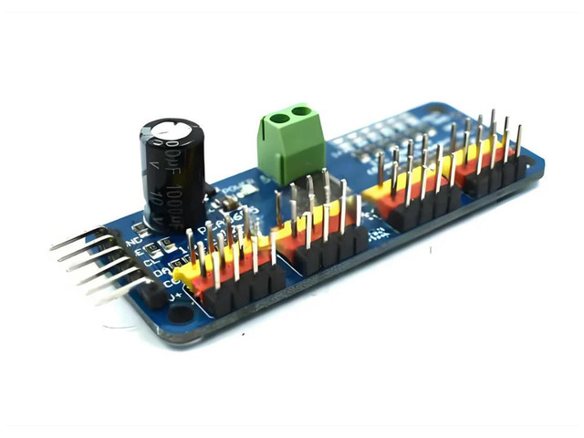 16 channel PWM servo drive board PCA9685 controller robot IIC suitable for MG90S SG90 MG995