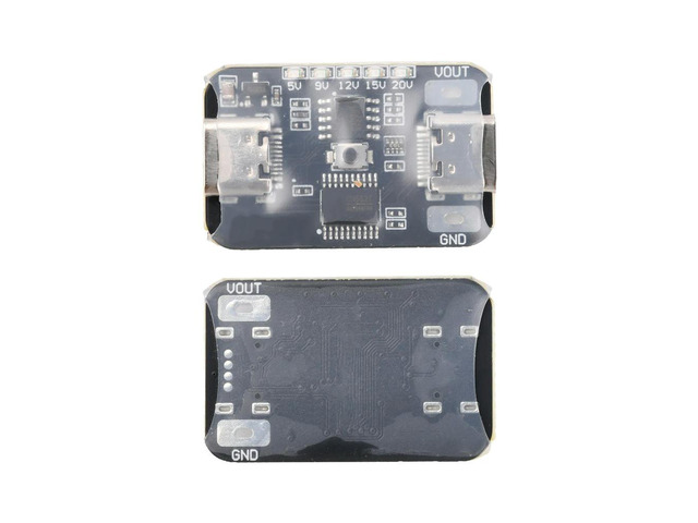 Type-C PD Trigger Board 5V/9V/12V/15V/20V Adjustable Output PD2.0/3.0 5A Max Open Source Hardware Software for Charger Testing