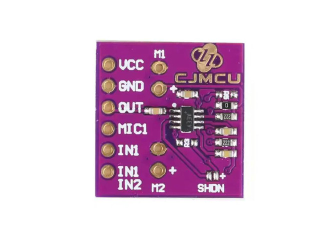 CJMCU-9813 MAX9813H Microphone Microphone Amplifier Fixed Gain Integrated Bias Module