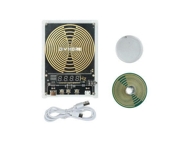 Schumann Wave Generator 0.01-9999Hz Adjustable Frequency 7.83Hz ResonanceMWO Oscillation Disc for Meditation Yoga Relaxation