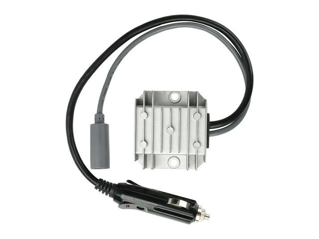 DC 12V/24V to 30V 3.5A Mini DC Step-Up Boost Converter with Cigarette Lighter Plug for RV Truck Car Van Waterproof Power Supply