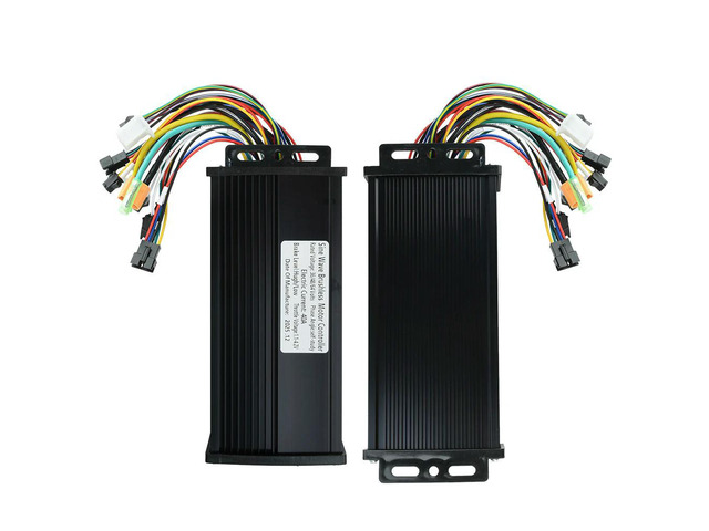 36V/48V/52V/60V 40A Sine Wave Brushless Motor Controller 1000W-2000W Triple-Mode Black Gold Edition for E-Bike/electric bicycle