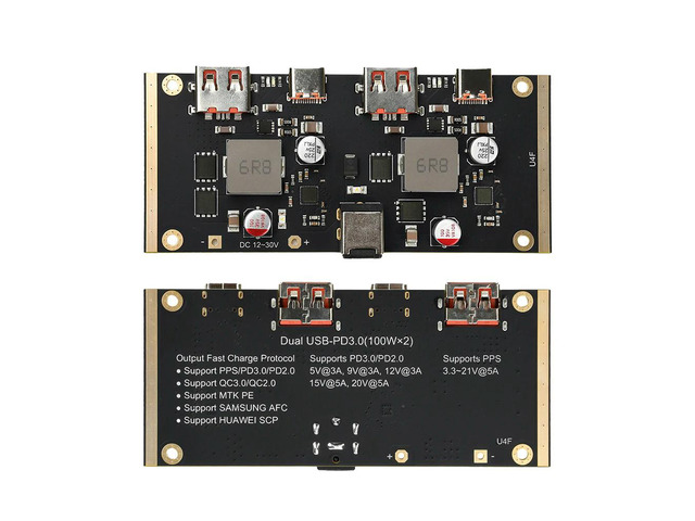 100W Fast Charging Module 100W Multi-Protocol ligent Fast Charging Module PD QC SCP AFC VOOC Quick Charger Circuit Board