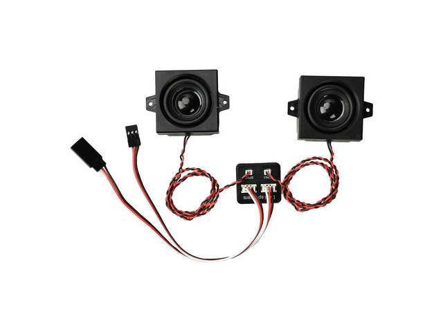 Plastic l 5W Diesel Simulation Speaker DC3.6-8V, Hi-Fi Sound, for RC Car Truck Excavator Container