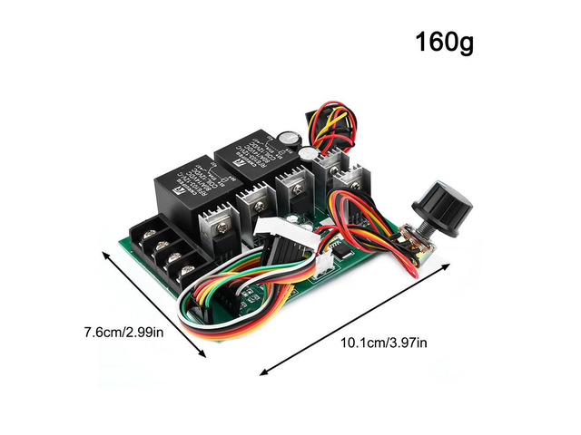 DC10-50V PWM Speed Electronic 40A DC12V / 24V / 36V/ 48V Brushed Motor Controller Electronic Component Kit