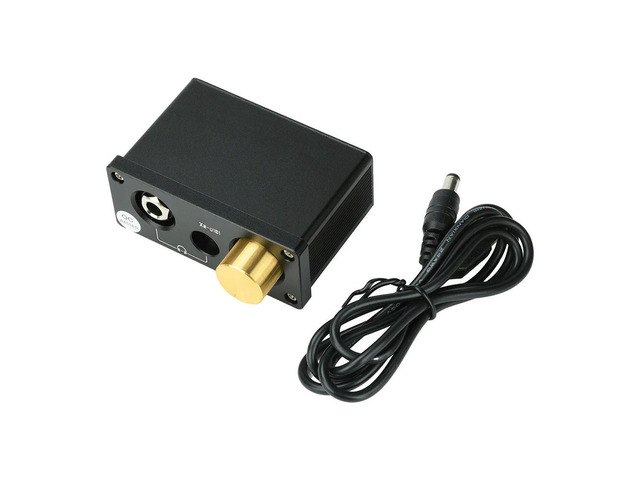 XZ-U101 DC 5-12V Linear Stereo Headphone Amplifier RCA Audio Amp for 3.5mm, 6.35mm Headphones, Home Audio System