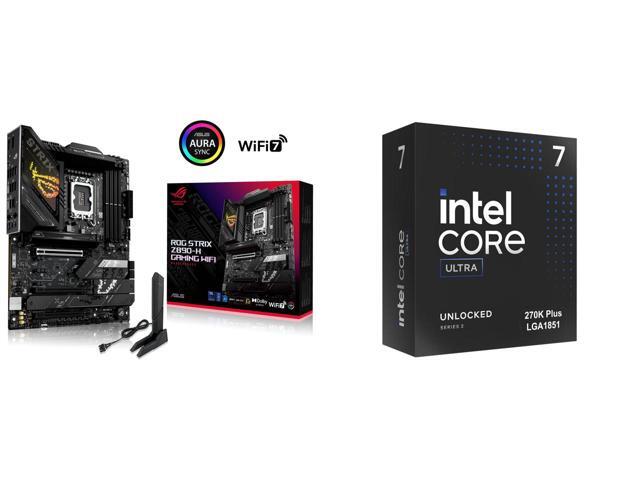 Motherboard CPU Combo - ASUS ROG STRIX Z890-H GAMING WIFI Bundle with Intel BX80768270K