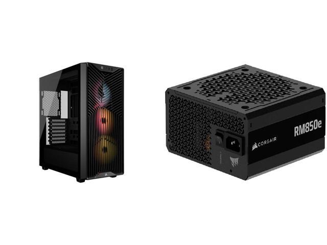 The CORSAIR 3200D RS ARGB is a spacious and fully-loaded mid-tower chassis with 3x RS120 ARGB fans and useful DIY features for an easy build with.