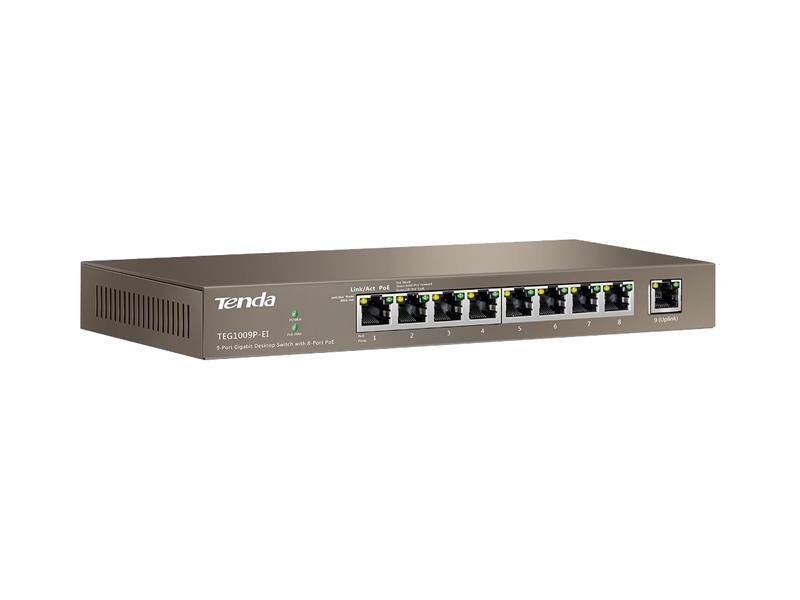 Tenda 9-Port Gigabit Desktop Switch w/ 8-Port PoE