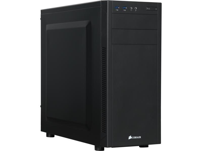 Corsair Carbide Series 100R Silent Edition Black Steel ATX Mid Tower Computer Case (Power Supply Not Included)