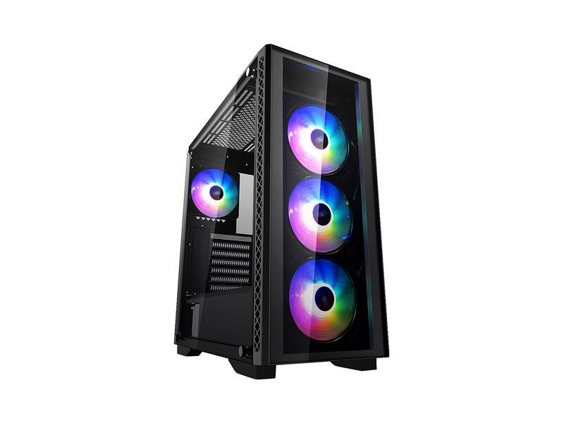 DEEPCOOL MATREXX 50 Tempered Glass Mid-Tower Computer Case w/ 4x 120mm ADD-RGB Fans