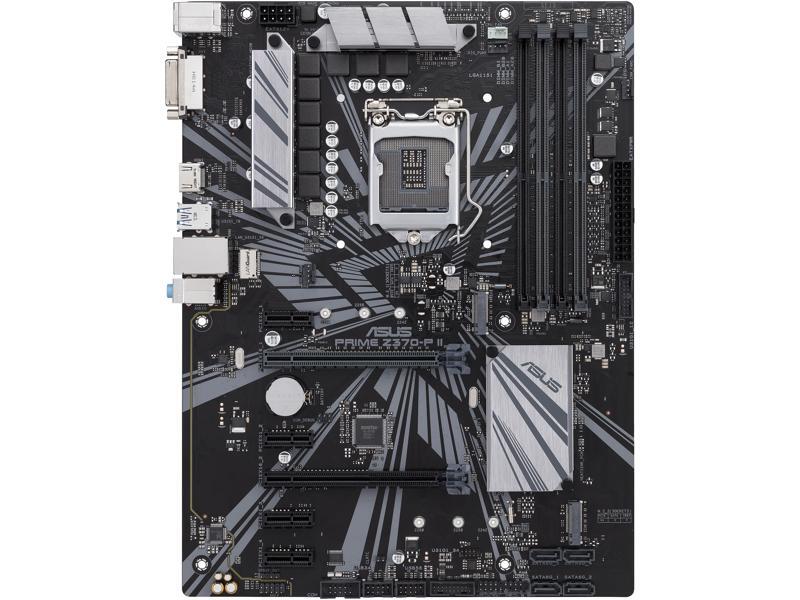 ASUS PRIME Z370-P II LGA 1151 (300 Series) Intel Z370 HDMI SATA 6Gb/s USB 3.1 ATX Intel Motherboard