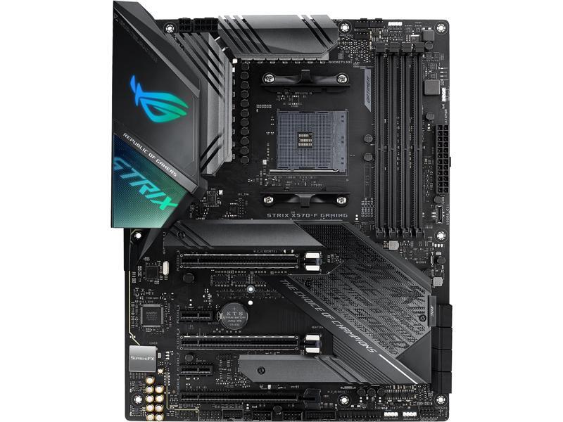 ASUS AMD AM4 ROG Strix X570-F Gaming ATX Motherboard w/ PCIe 4.0, Dual M.2, SATA 6Gb/s, USB 3.2 Gen 2