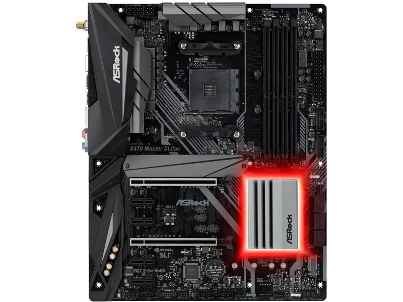 ASRock X470 Master SLI/AC AM4 AMD Ryzen 3000 Series CPU Ready ATX AMD Motherboard