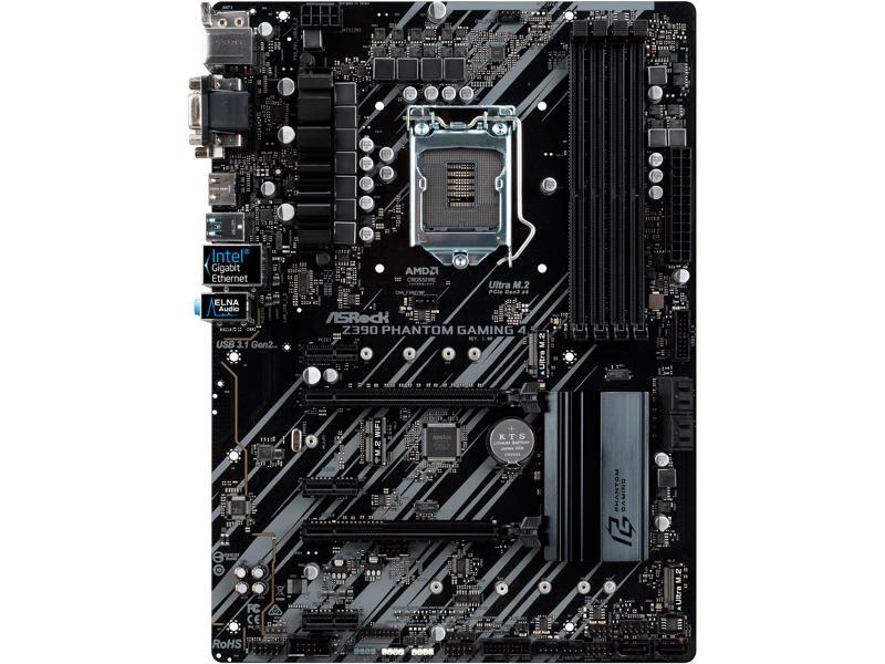 ASRock Z390 Phantom Gaming 4 LGA 1151 (300 Series) Intel Z390 SATA 6Gb/s ATX Intel Motherboard