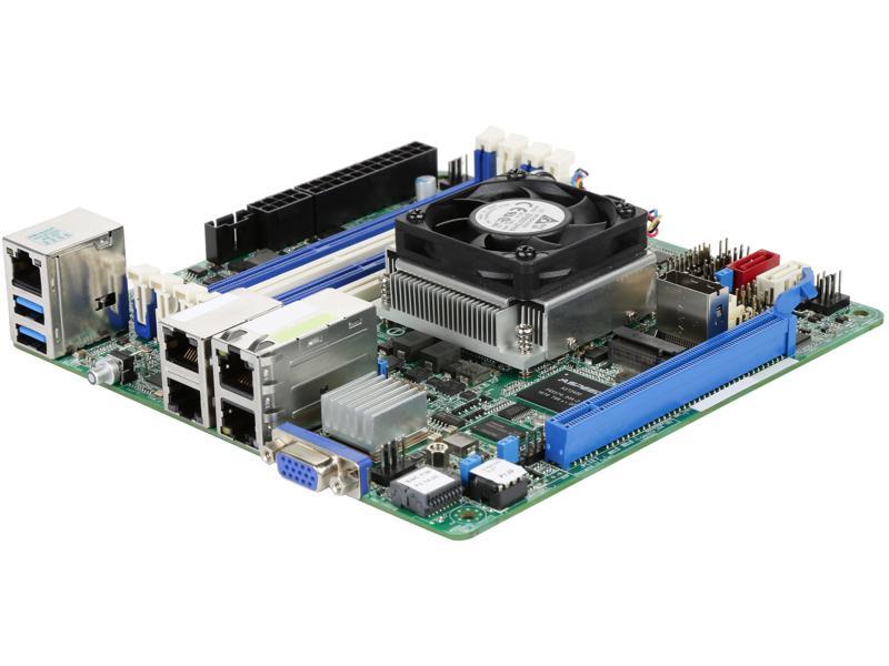 ASRock Rack D1541D4I-2L2T Server Motherboard Mini ITX Intel Xeon D1541 DDR4 ECC DIMM 10 GLAN