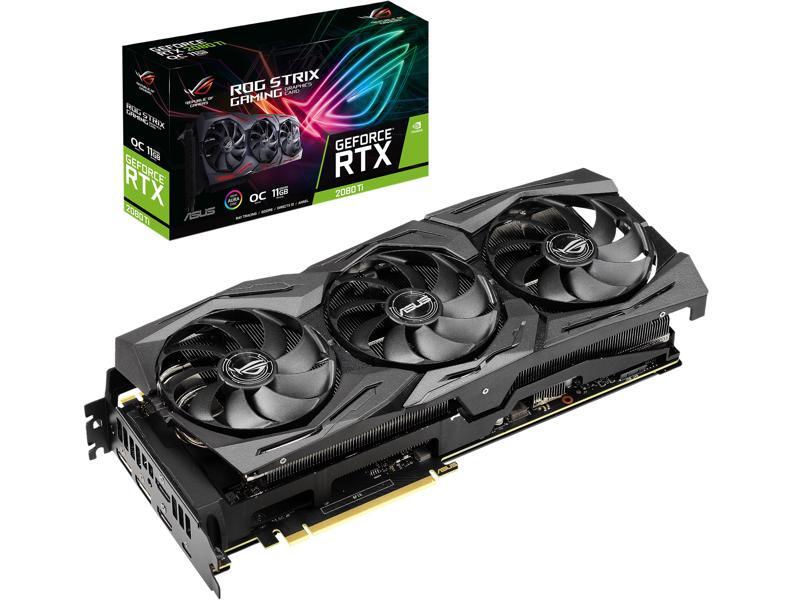 ASUS ROG Strix GeForce RTX 2080 Ti DirectX 12 11GB 352-Bit GDDR6 PCI Express 3.0 Gaming Video Card