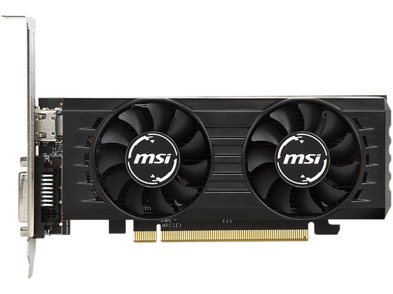 MSI Radeon RX 550 DirectX 12 RX 550 4GT LP OC 4GB HDCP Ready Low Profile Video Card