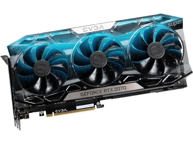 EVGA GeForce RTX 2070 SUPER FTW3 ULTRA GAMING 8GB GDDR6, iCX2 Technology, RGB LED, Metal Backplate